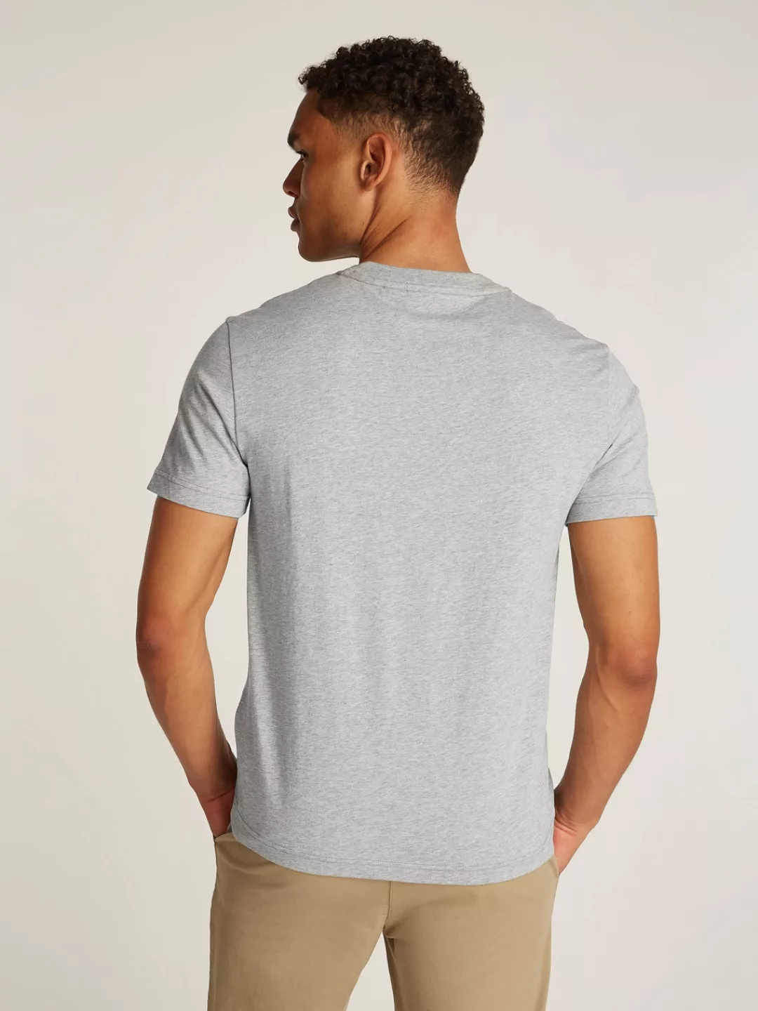 Calvin Klein Rundhalsshirt "SPLIT LINE LOGO T-SHIRT", mit Logoprint günstig online kaufen