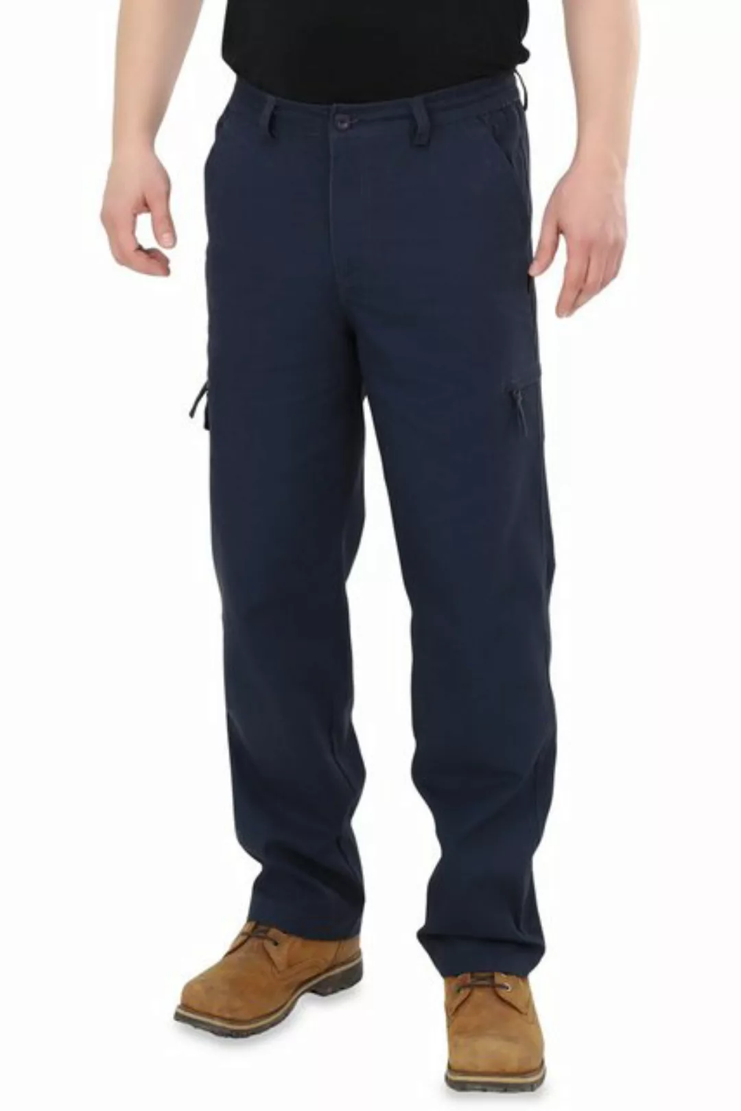 Ben Creek Cargohose J03 (aus 100% Baumwolle) lange unifarbene Outdoor Freiz günstig online kaufen