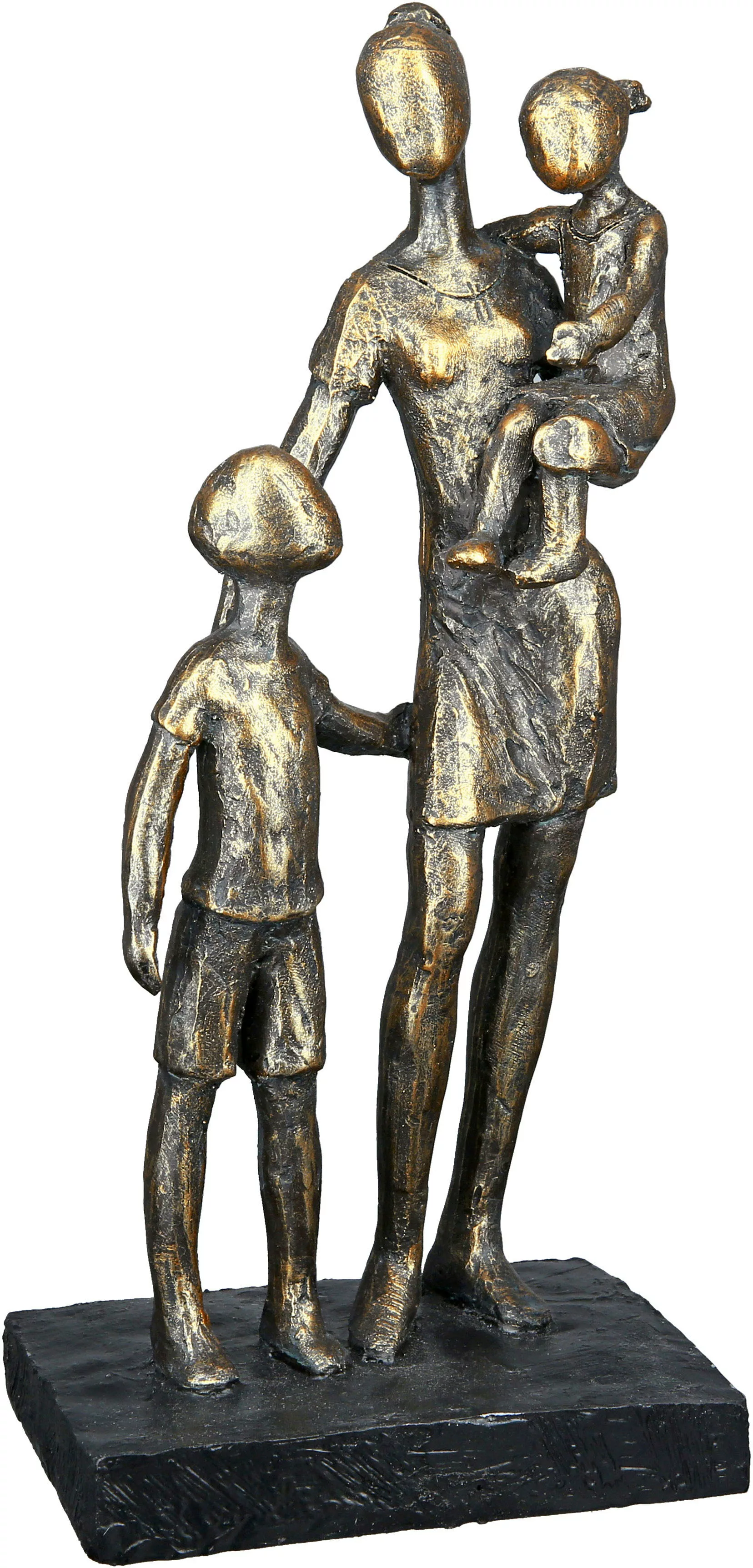 Casablanca by Gilde Dekofigur "Skulptur Mutter mit Kindern, bronzefarben" günstig online kaufen