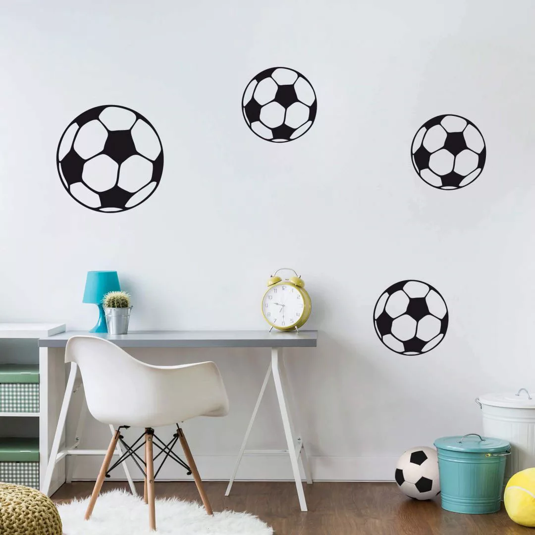 Wall-Art Wandtattoo "Fußball Wandaufkleber", (1 St.), selbstklebend, entfer günstig online kaufen