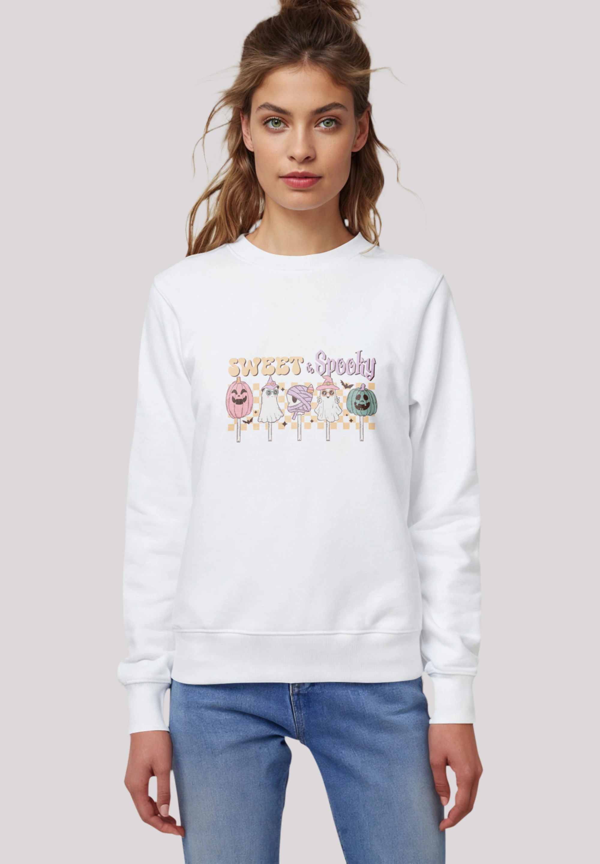 F4NT4STIC Sweatshirt "Retro Halloween Sweet & Spooky", Premium Qualität günstig online kaufen