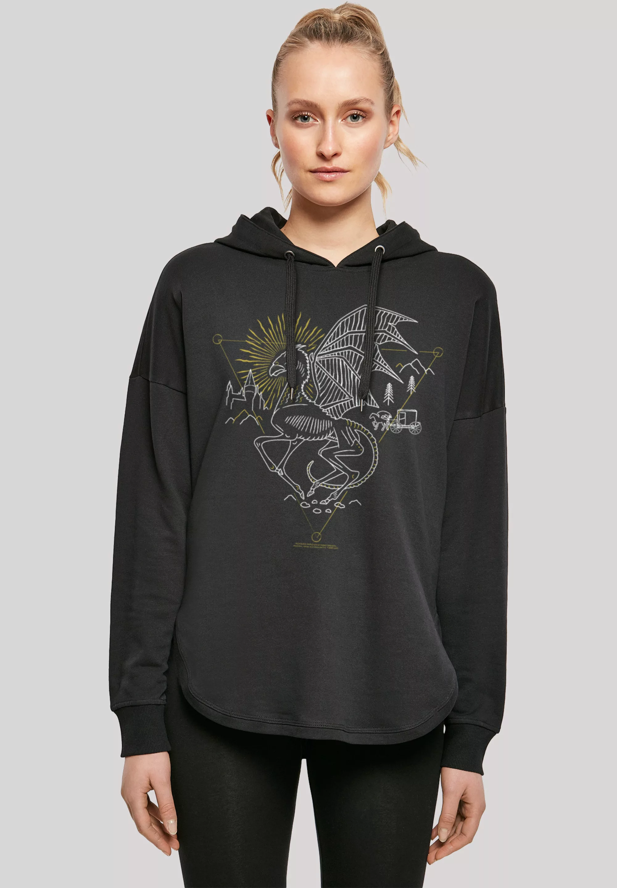 F4NT4STIC Kapuzenpullover "Harry Potter Thestral Line Art", Print günstig online kaufen