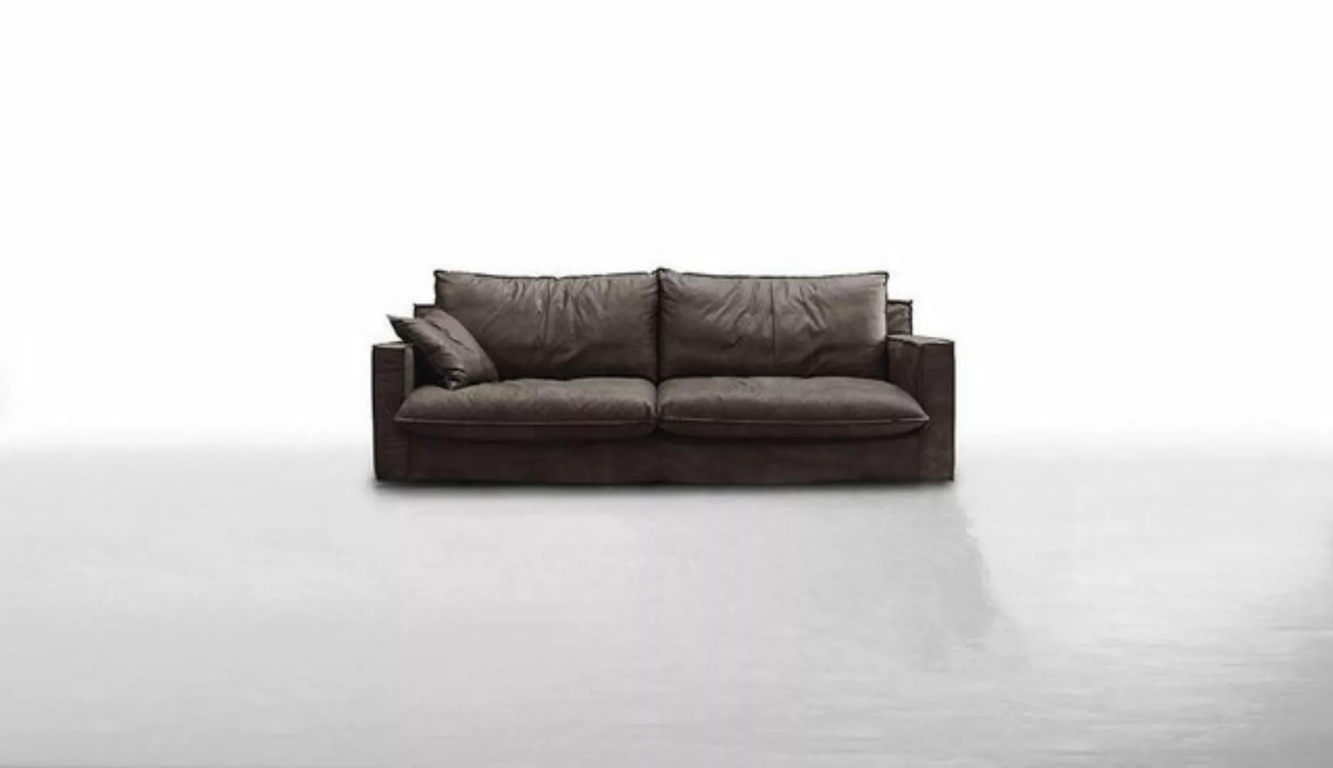 JVmoebel Sofa Dreisitzer Luxus Sofa 3 Sitz Sofas Sitz Leder Design Couch Mö günstig online kaufen