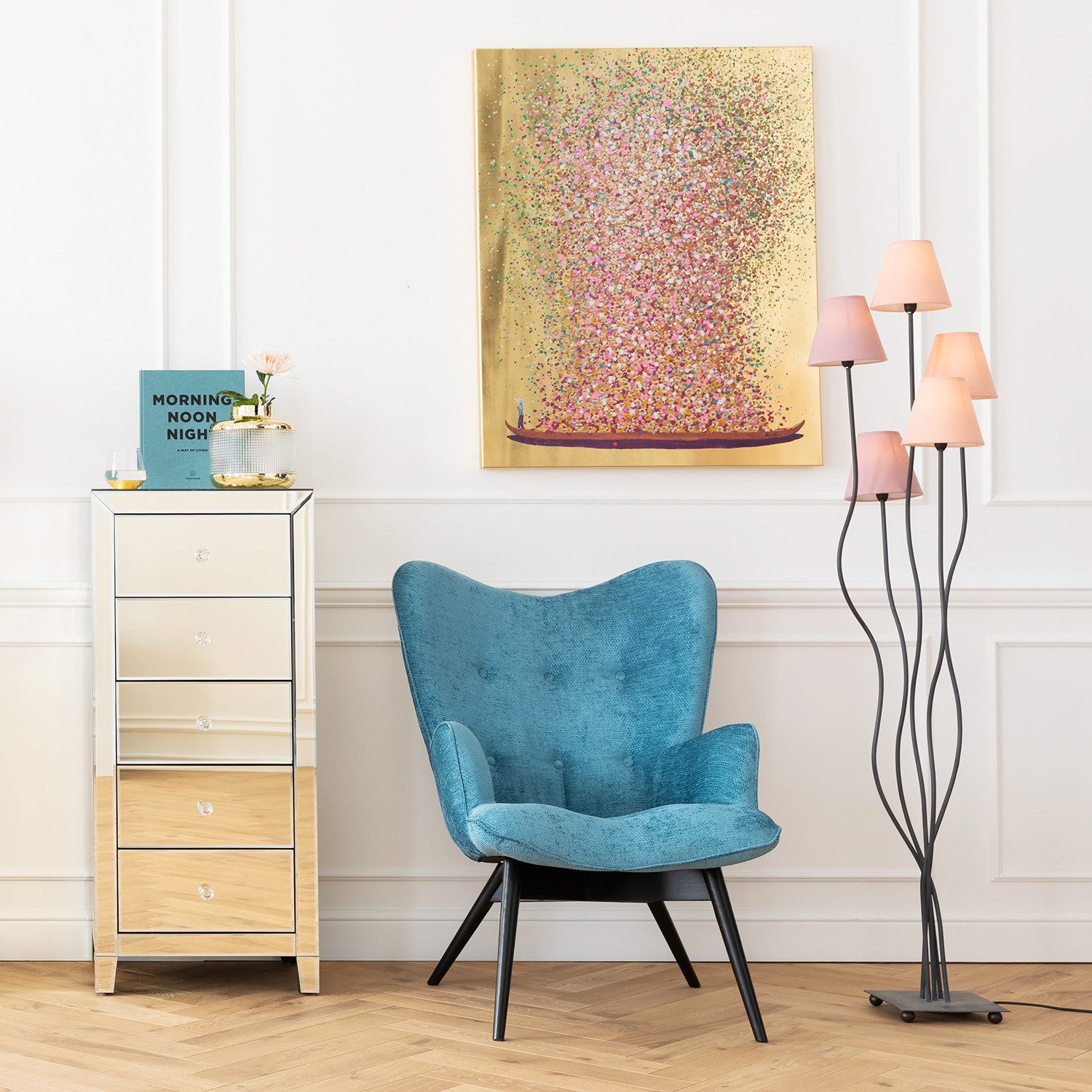 Kare Design Leinwandbild "Bild Touched Flower Boat" günstig online kaufen