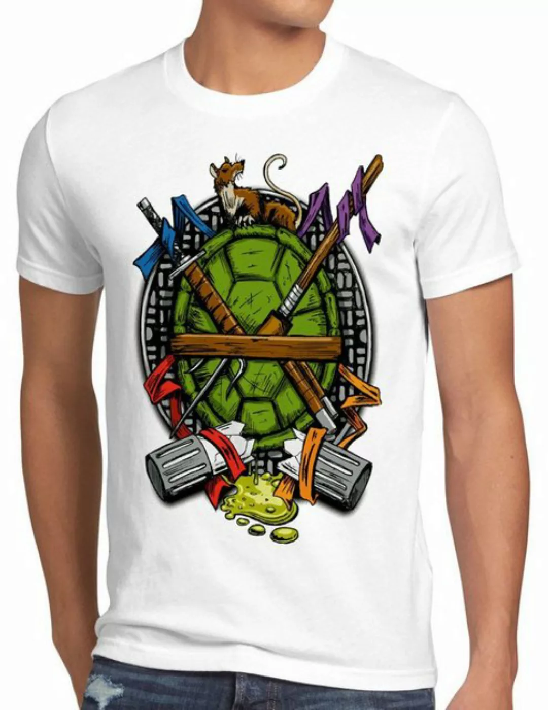 style3 Print-Shirt Herren T-Shirt Hero Turtle turtles teenage schildkröte c günstig online kaufen