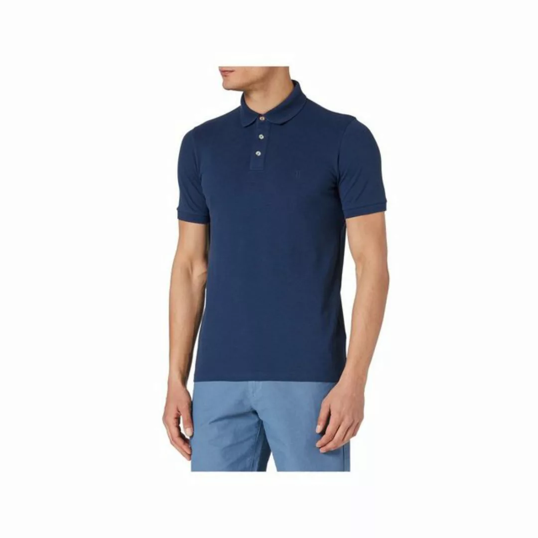 Marc O'Polo Poloshirt marineblau regular (1-tlg) günstig online kaufen