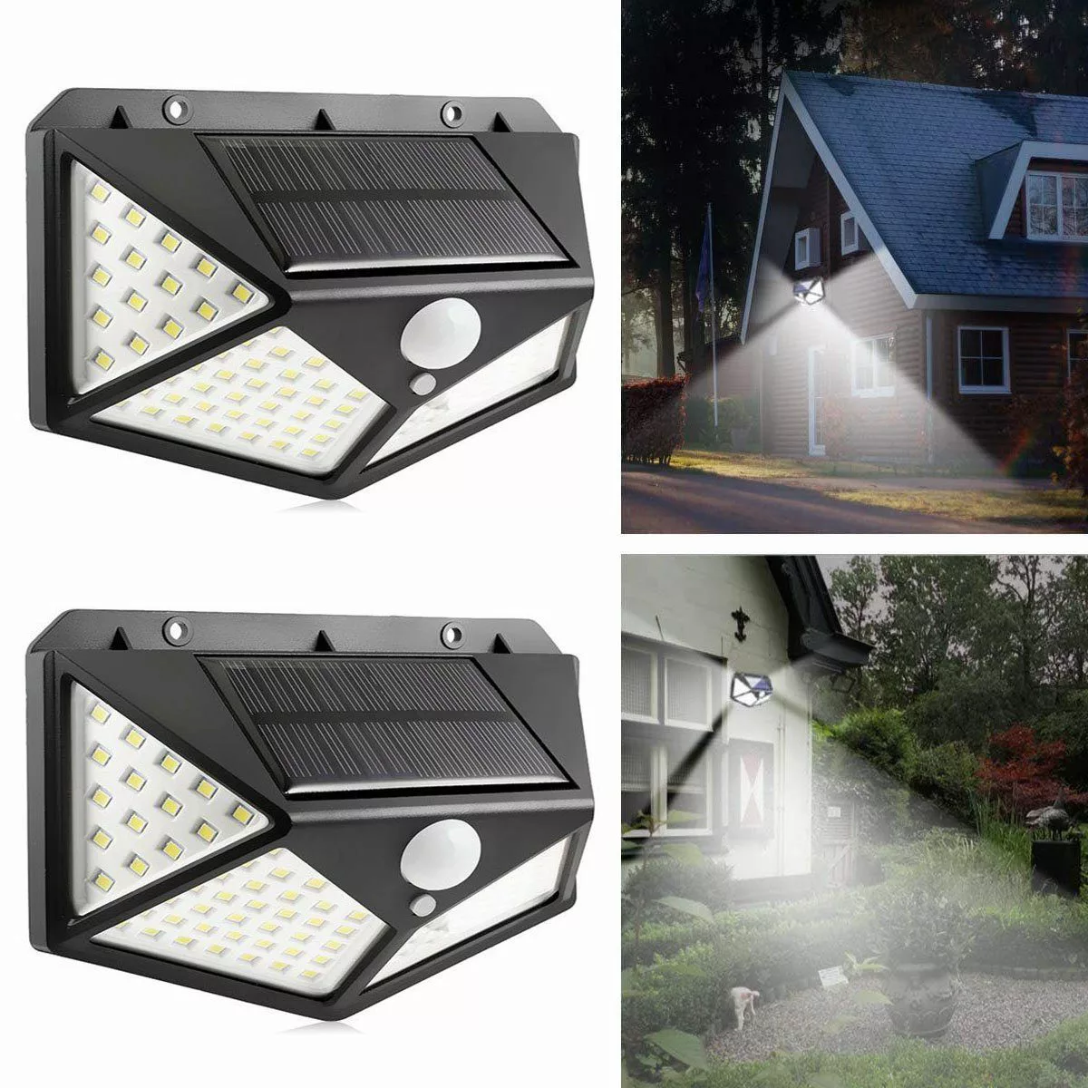 oyajia LED Solarleuchte 100 LEDs Solarleuchte günstig online kaufen