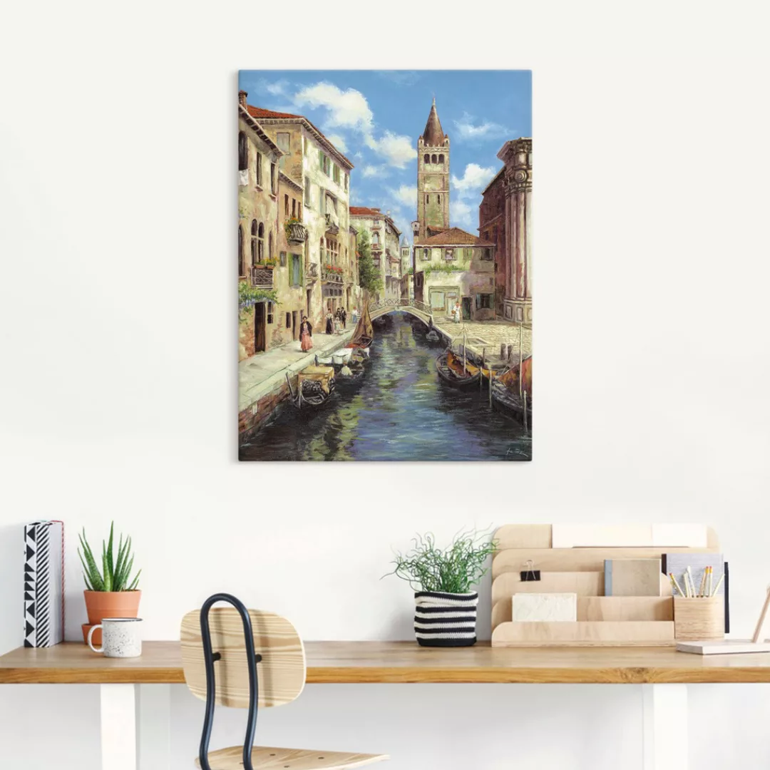 Artland Wandbild »Venedig«, Venedig, (1 St.), als Leinwandbild, Poster in v günstig online kaufen