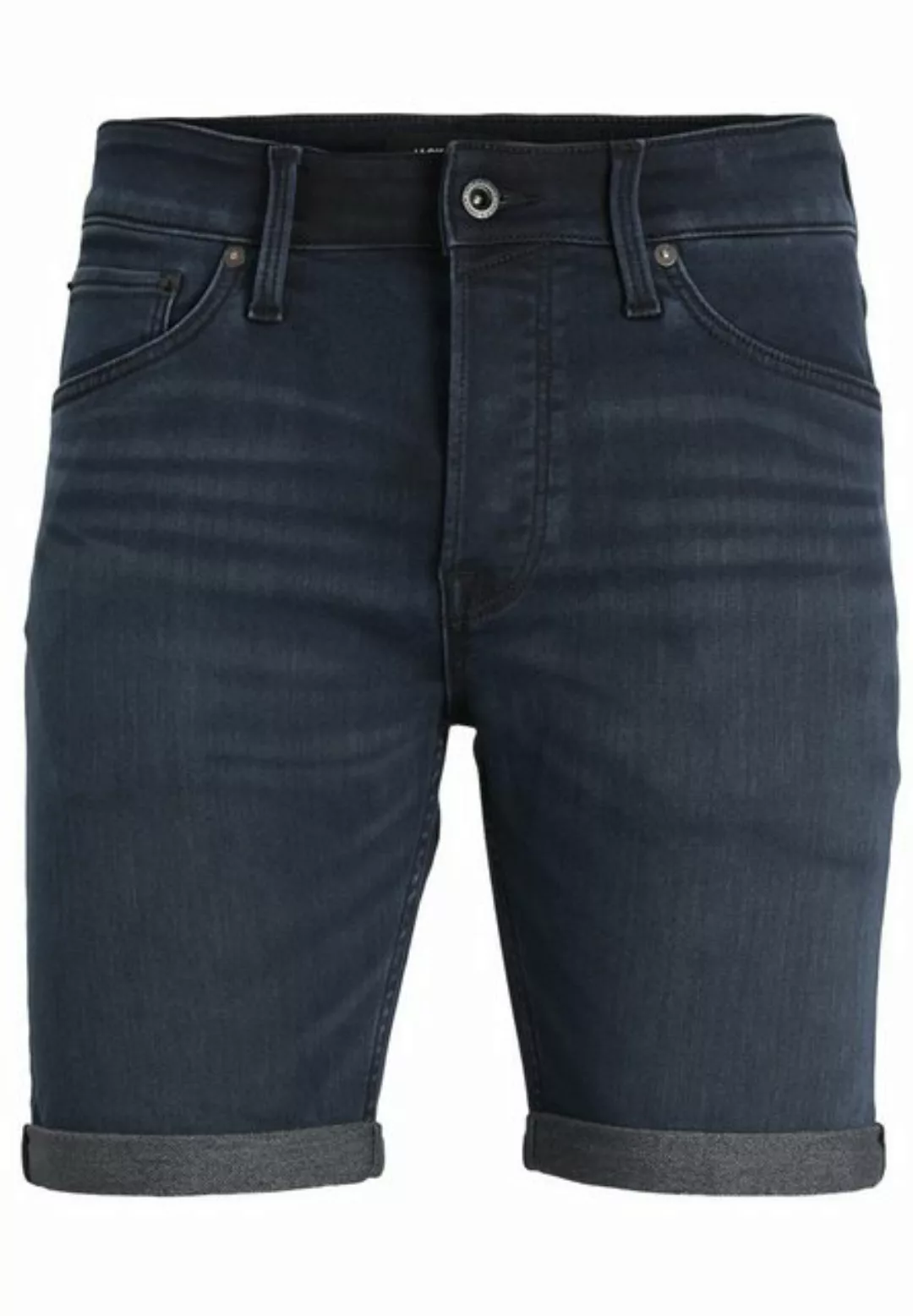 Jack & Jones Herren Jeans Short JJIRICK JJICON GE 604- Relgular Fit - Blau günstig online kaufen