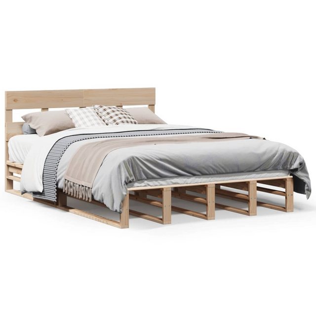 vidaXL Bett, Massivholzbett ohne Matratze 160x200 cm Kiefernholz günstig online kaufen