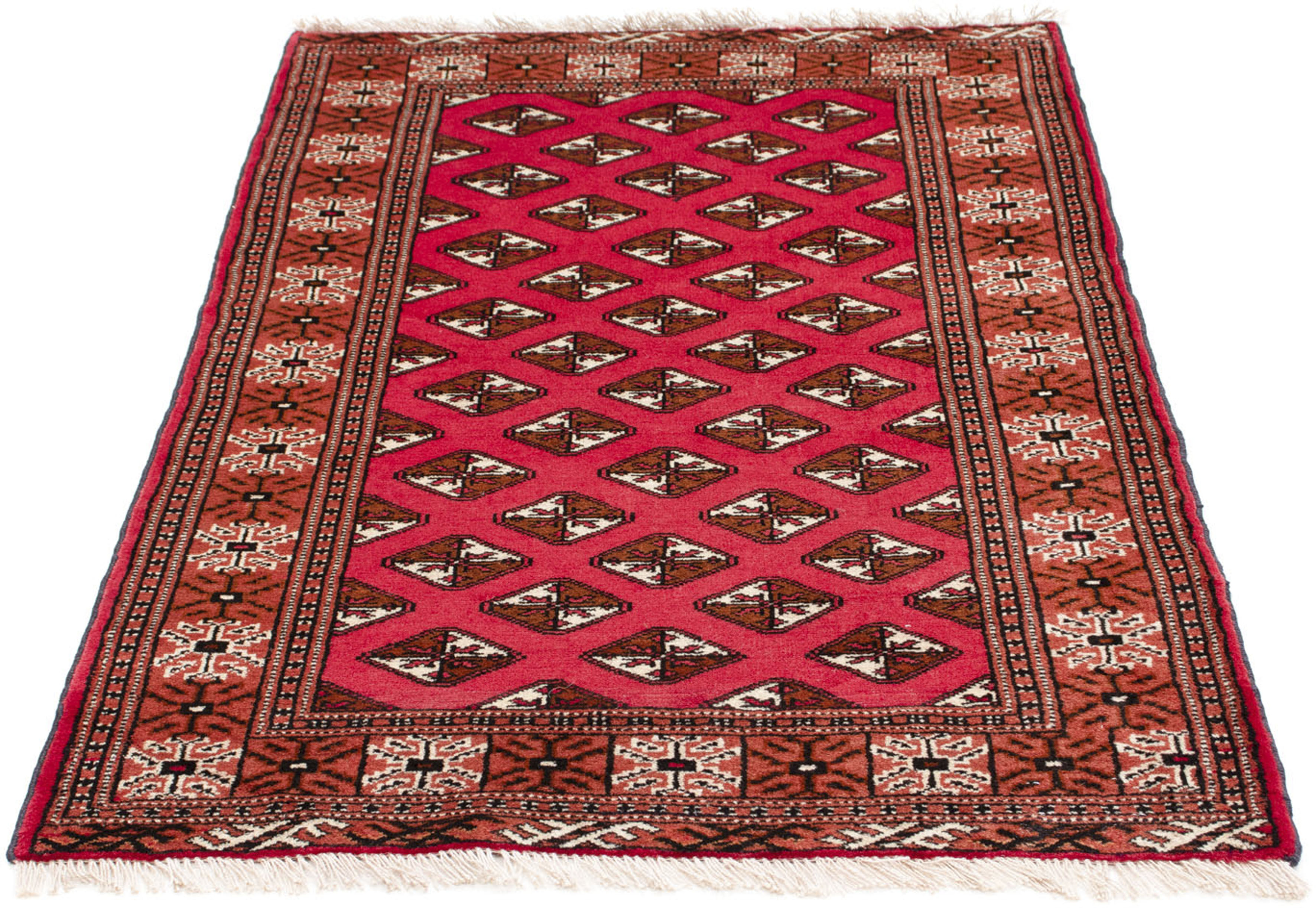 morgenland Orientteppich »Belutsch - 136 x 87 cm - rot«, rechteckig, Wohnzi günstig online kaufen