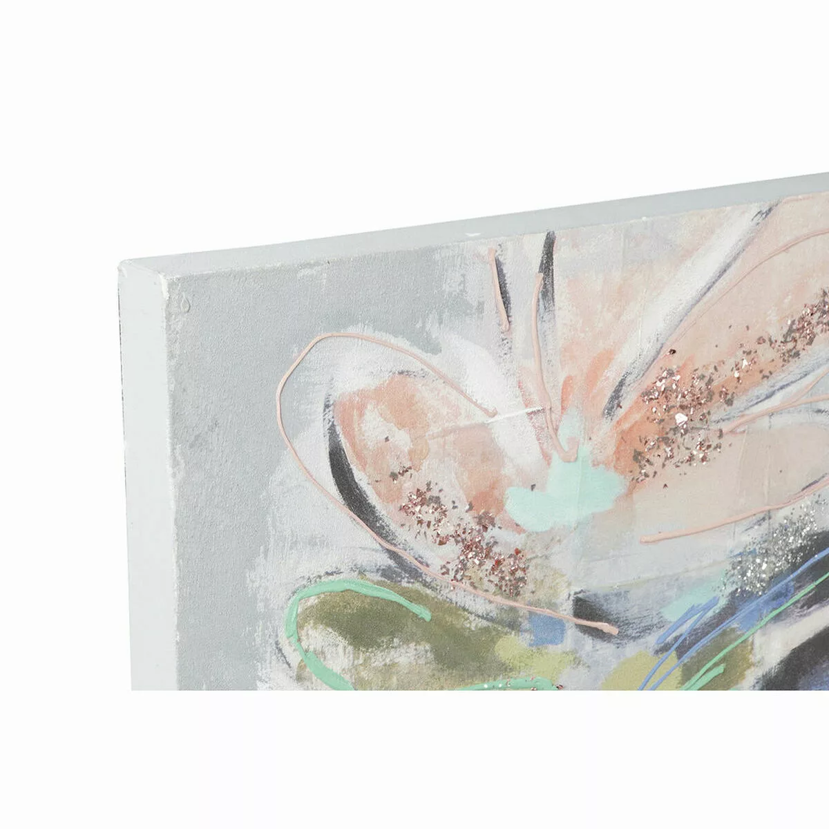 Bild Dkd Home Decor Leinwand Abstrakt Moderne (100 X 3,8 X 100 Cm) (2 Stück günstig online kaufen
