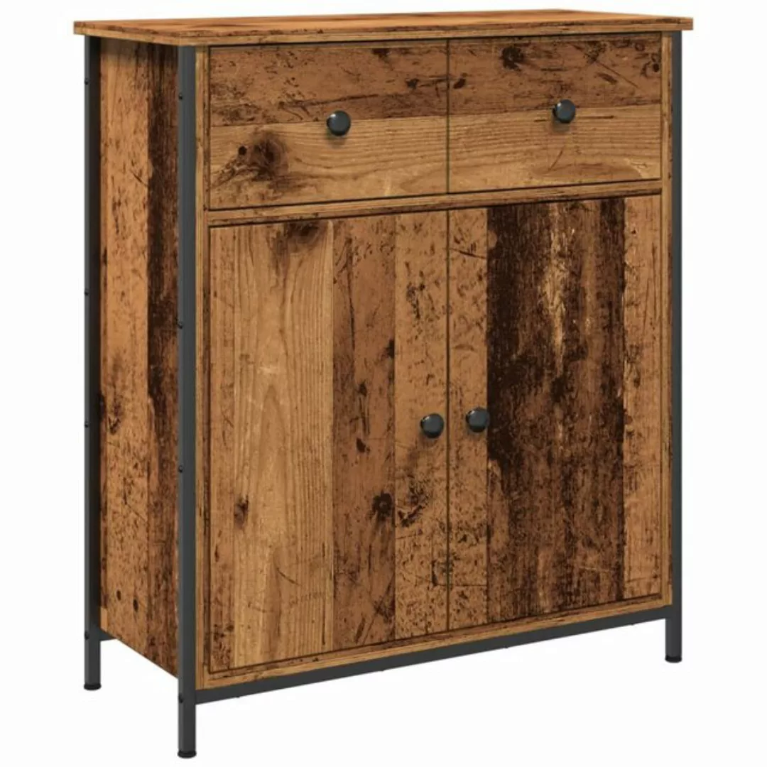 vidaXL Badezimmerspiegelschrank Sideboard Altholz-Optik 70x41x56 cm Holzwer günstig online kaufen