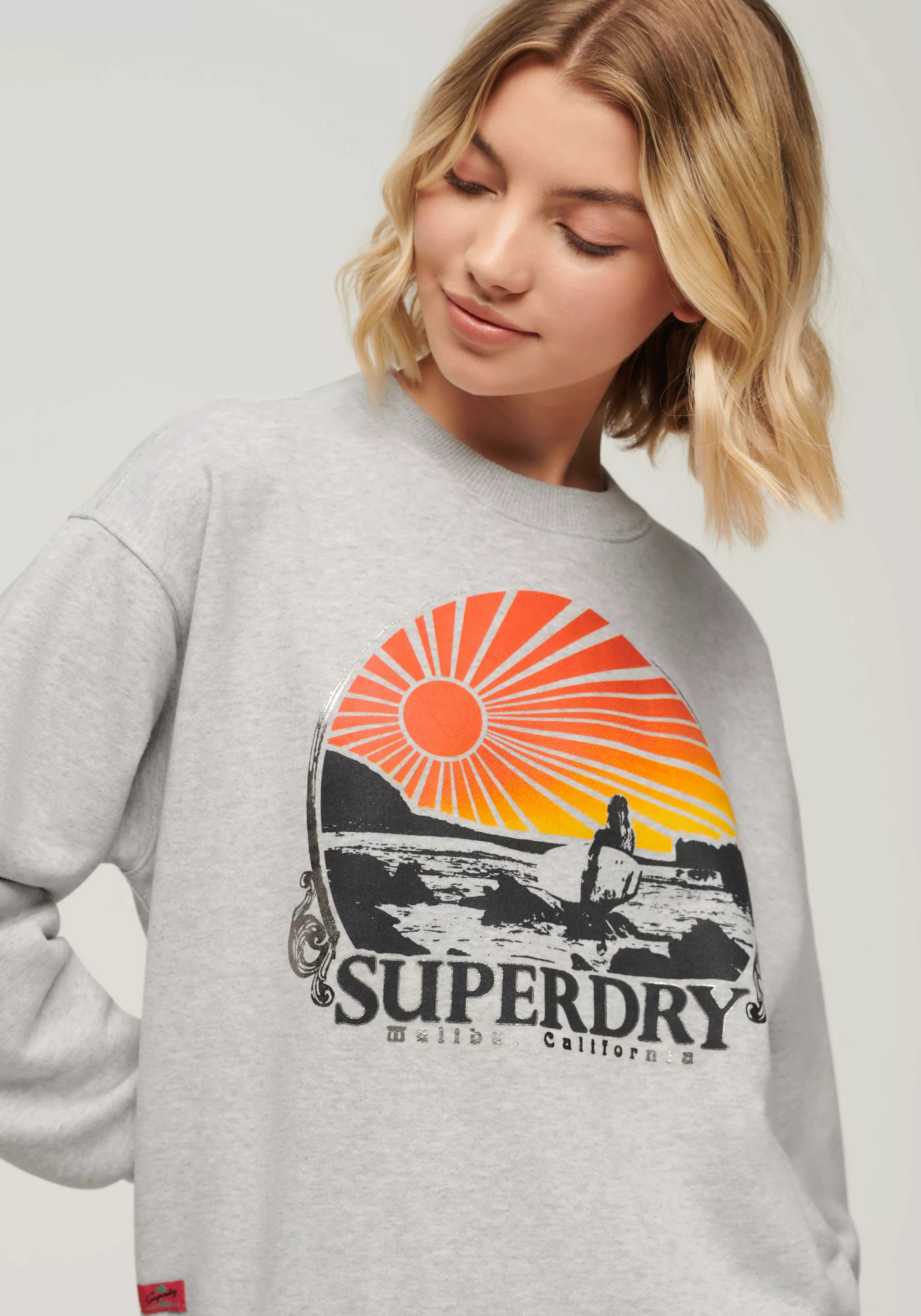 Superdry Sweatshirt "TRAVEL SOUVENIR LOOSE SWEAT" günstig online kaufen