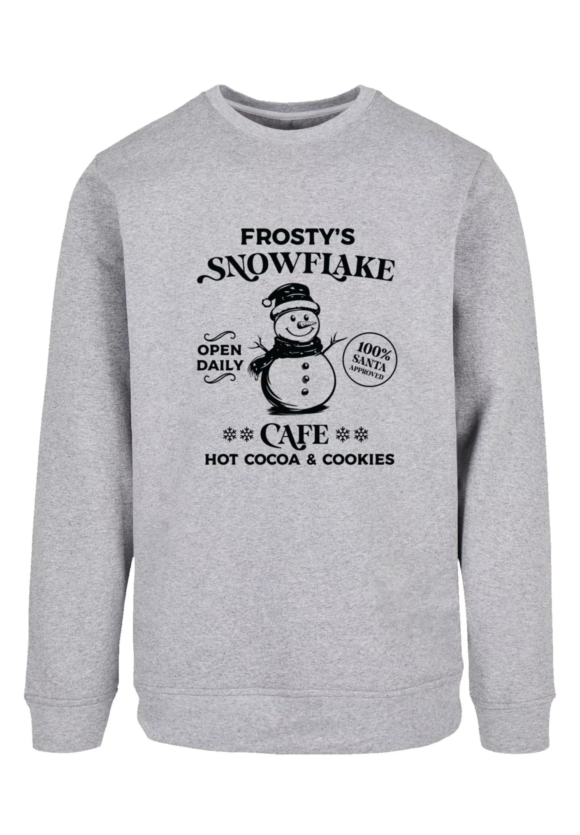 F4NT4STIC Sweatshirt "Frostys Snowflake Cafe Retro Weihnachten Sign", Premi günstig online kaufen