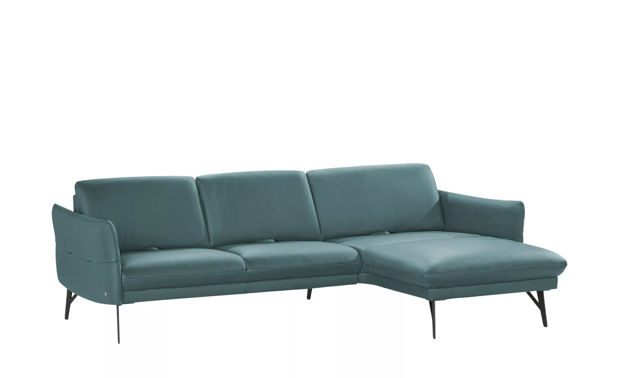 himolla Ecksofa Leder  1928 ¦ türkis/petrol ¦ Maße (cm): B: 280 H: 83 T: 17 günstig online kaufen