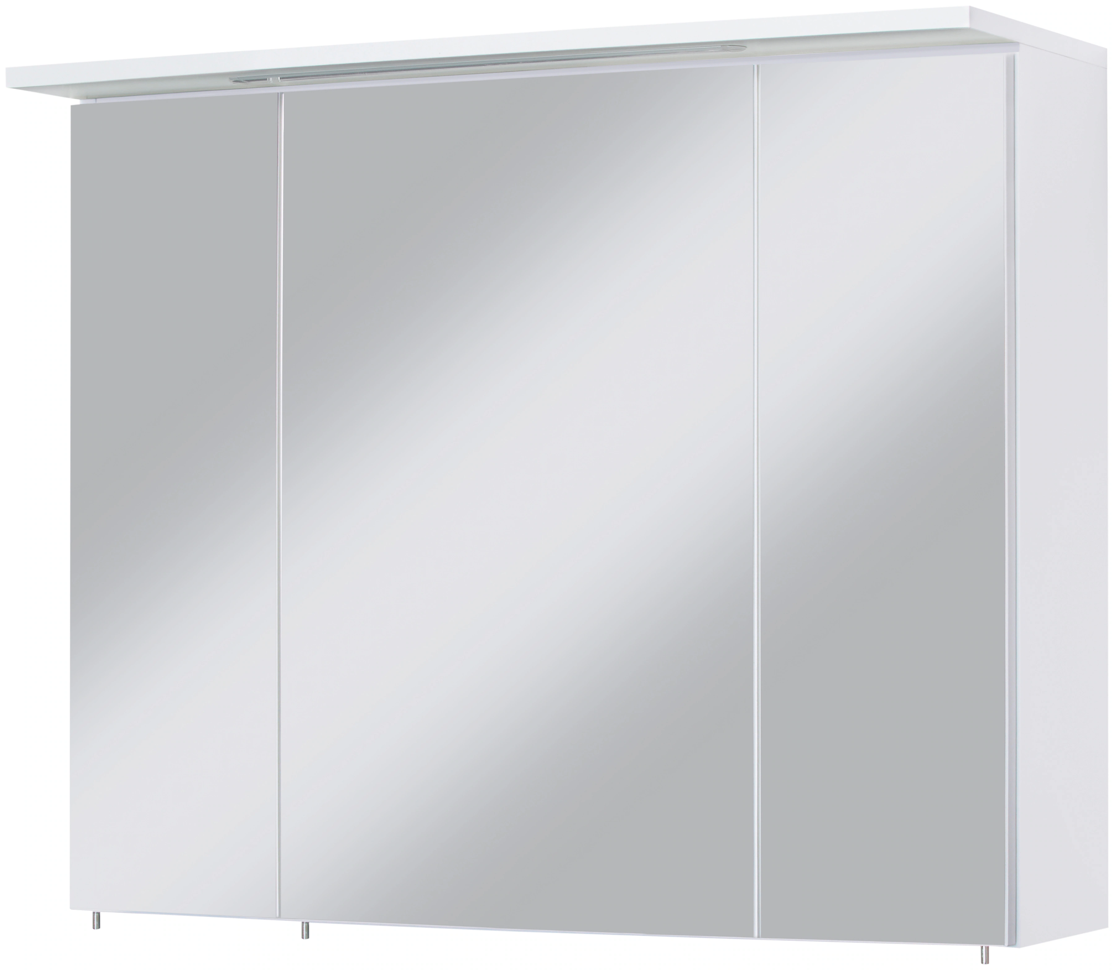 welltime Spiegelschrank "Flex", Breite 80 cm, mit 3D-Spiegeleffekt günstig online kaufen