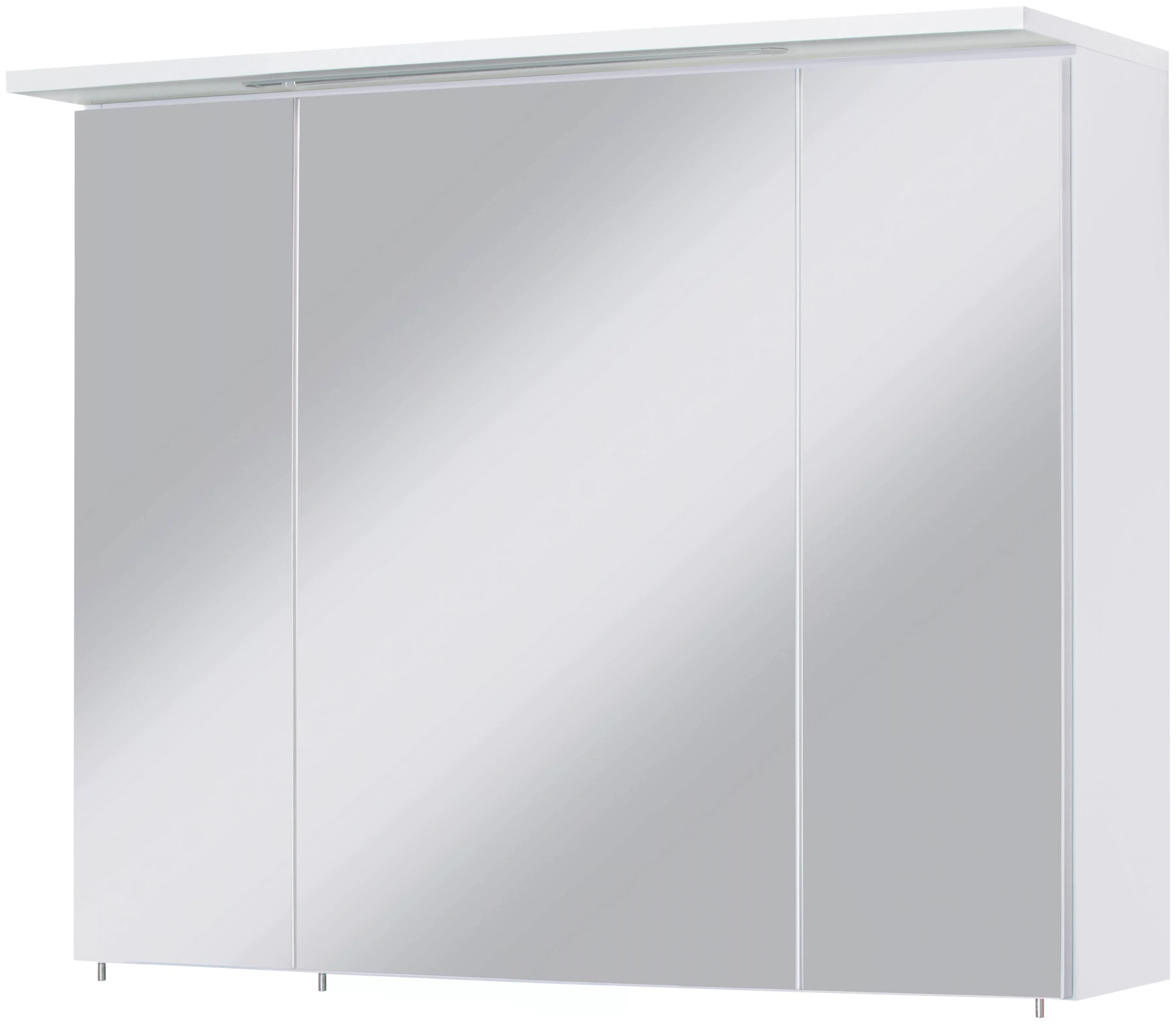 welltime Spiegelschrank "Flex", Breite 80 cm, mit 3D-Spiegeleffekt günstig online kaufen