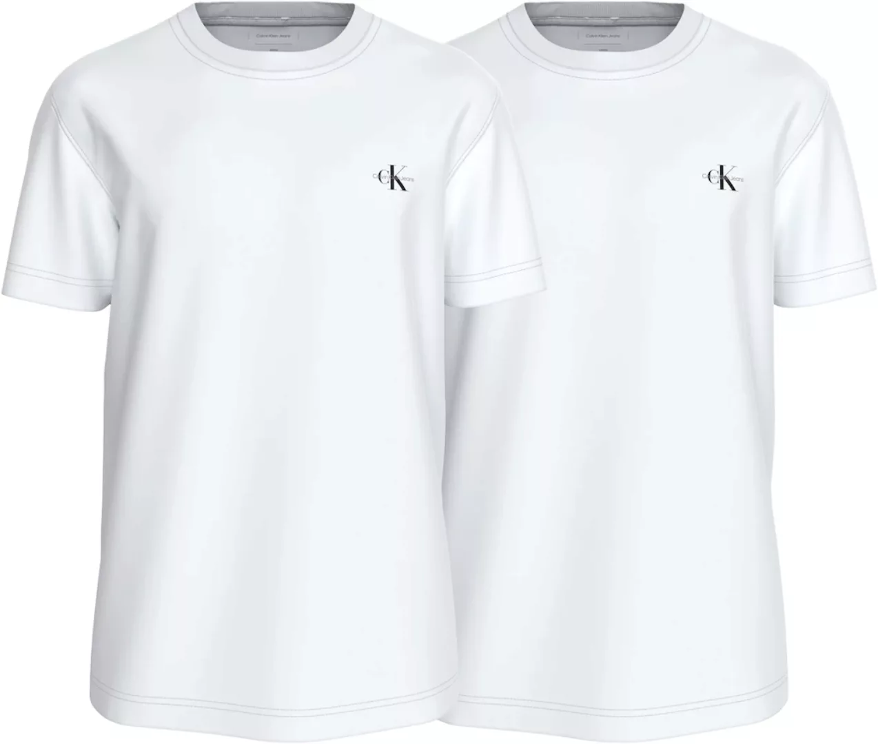 Calvin Klein Jeans T-Shirt "2 PACK MONOLOGO", Logodruck günstig online kaufen