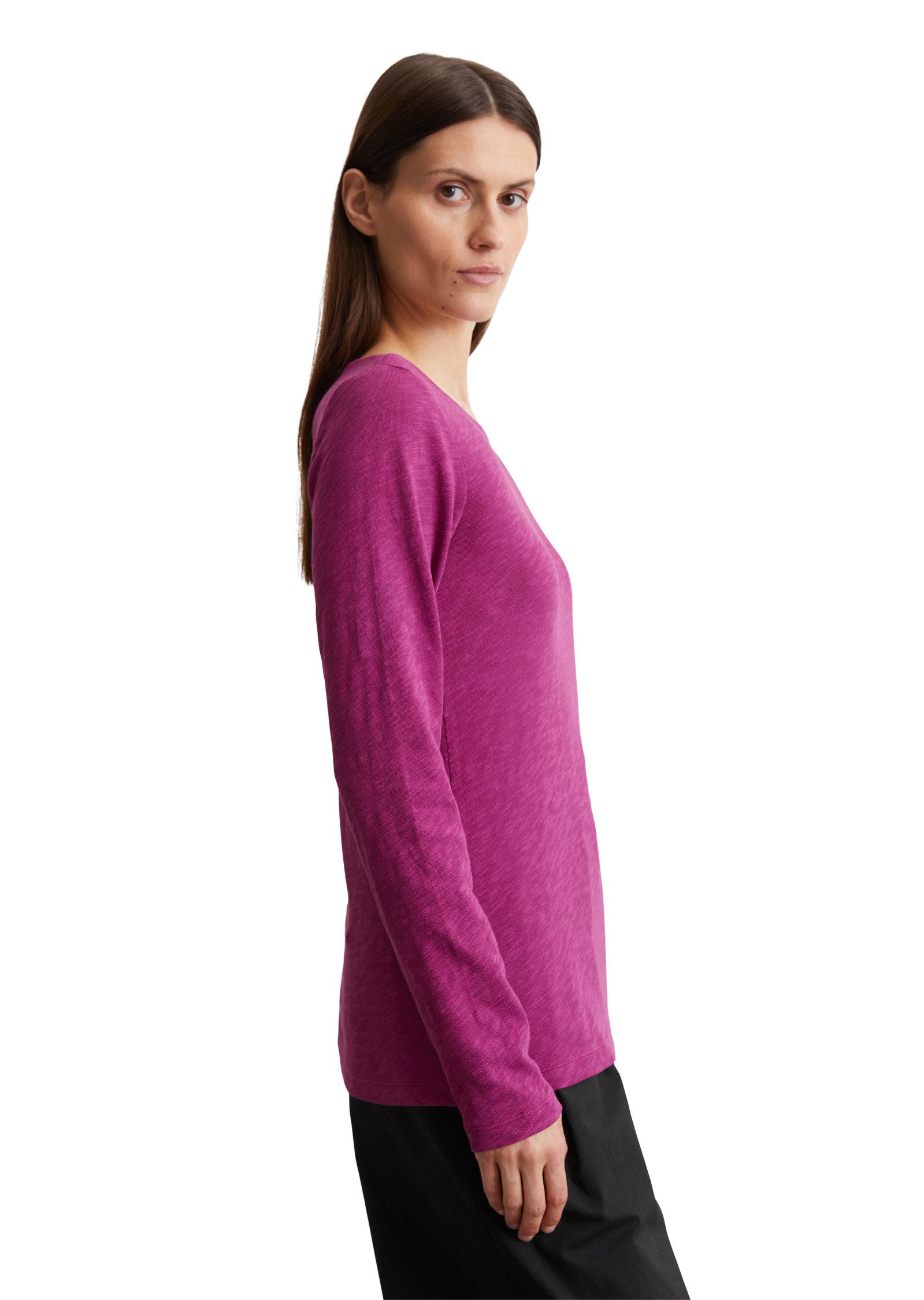 Marc O'Polo Langarmshirt aus Slub Jersey günstig online kaufen
