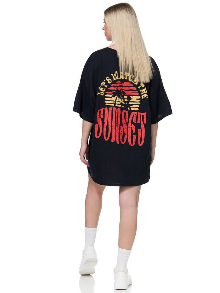 Worldclassca T-Shirt Worldclassca Oversized Print SUNSET T-Shirt lang Somme günstig online kaufen