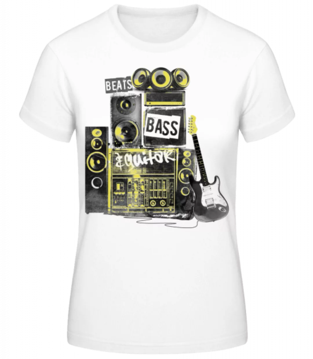 Beat Bass And Guitar · Frauen Basic T-Shirt günstig online kaufen