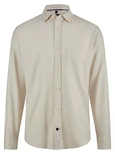 Flanell-Hemd Olymp beige günstig online kaufen