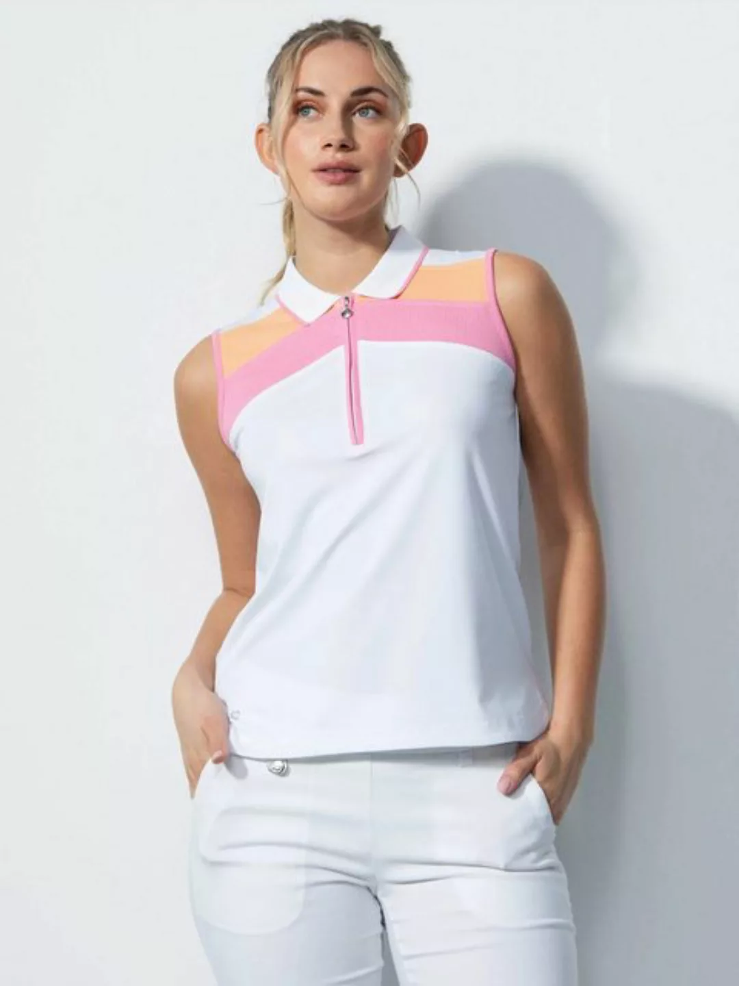 Daily Sports Poloshirt Daily Sports Golfpolo Melton Sleeveless Weiß Damen S günstig online kaufen