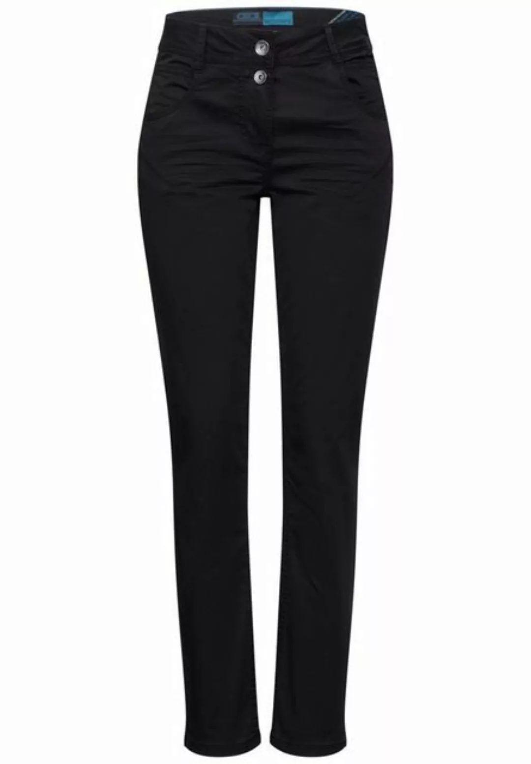 Cecil Stoffhose – Casual Fit mit Mid Waist und Slim Legs günstig online kaufen