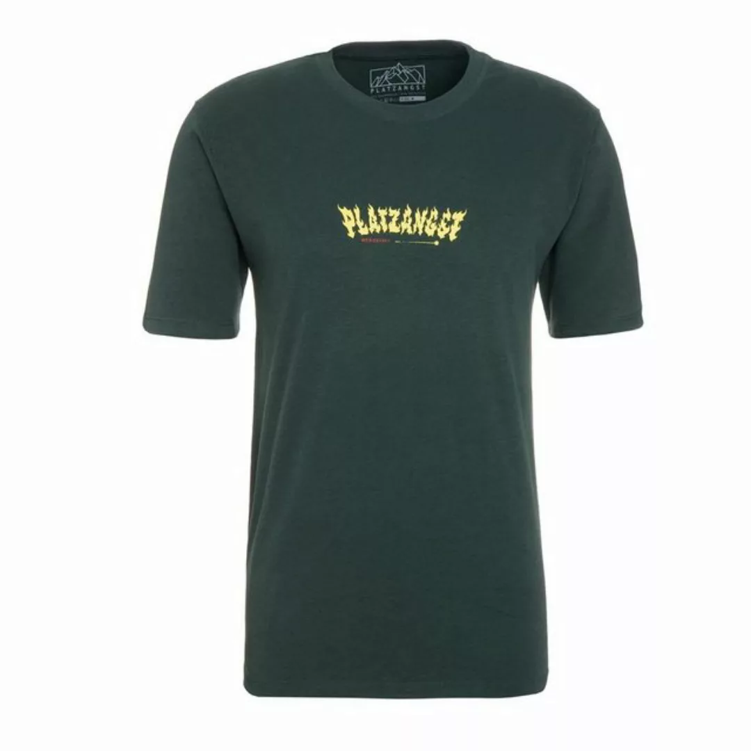Platzangst T-Shirt T-Shirts Platzangst Flame T-Shirt - Grün M- (1-tlg) günstig online kaufen