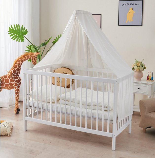 Alavya Home® Komplettbett TOBI 5-tlg.SET für Kleine Babys I 9-fach höhenver günstig online kaufen