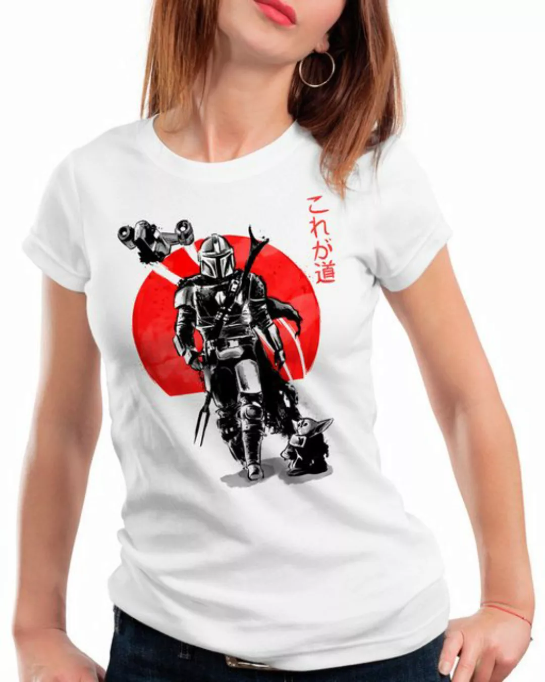 style3 T-Shirt Mando Sunset yoda star the mandalorian wars günstig online kaufen