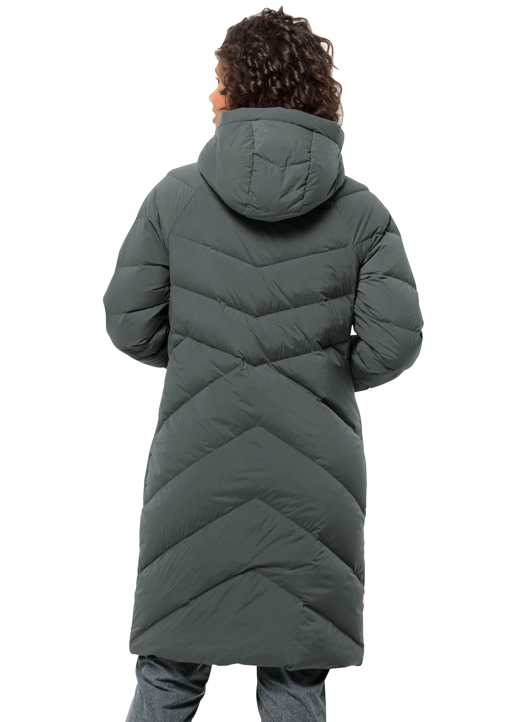 Jack Wolfskin Daunenmantel "MARIENPLATZ COAT W", mit Kapuze günstig online kaufen