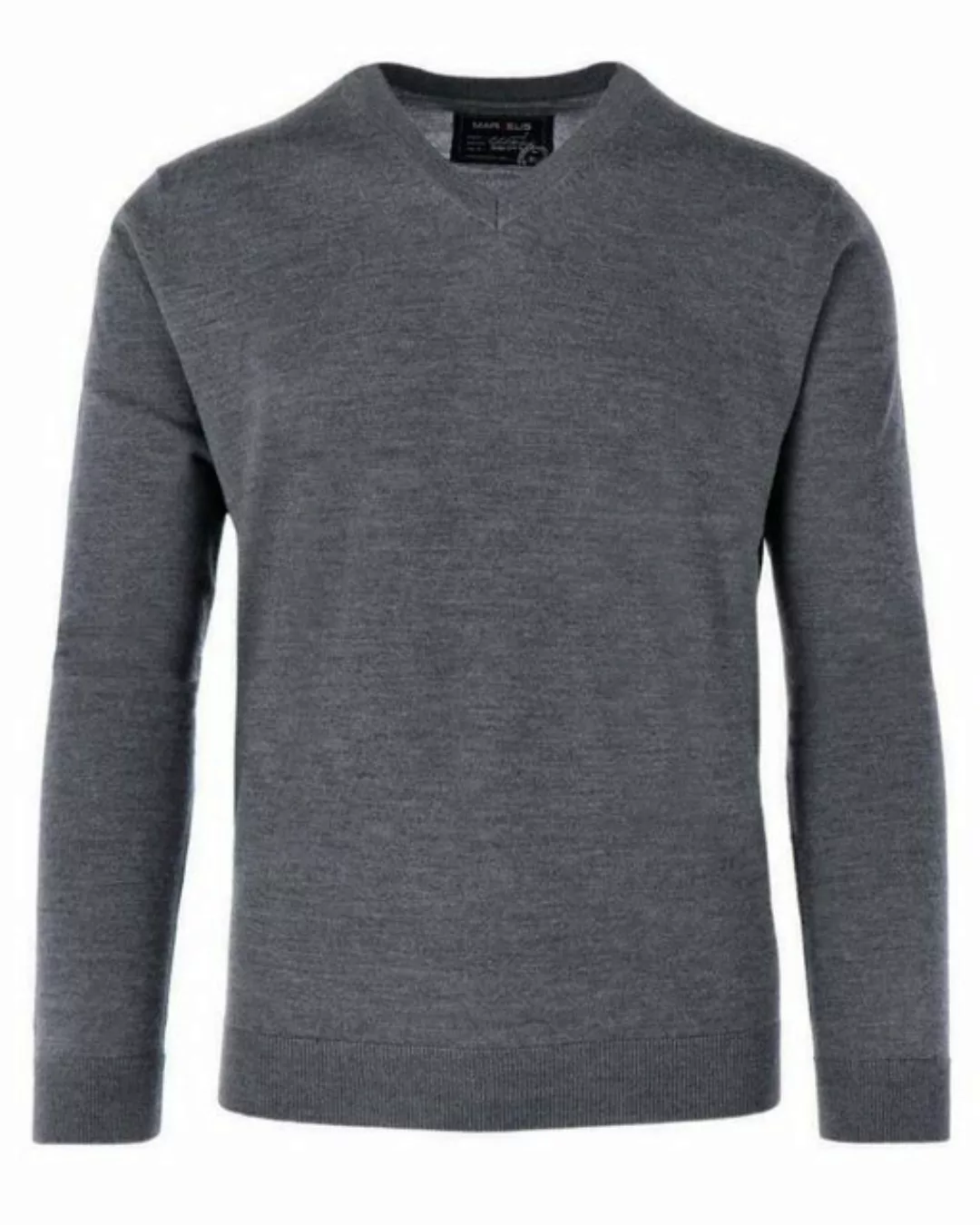 MARVELIS V-Ausschnitt-Pullover Pullover - Merino - Casual Fit - V-Ausschnit günstig online kaufen