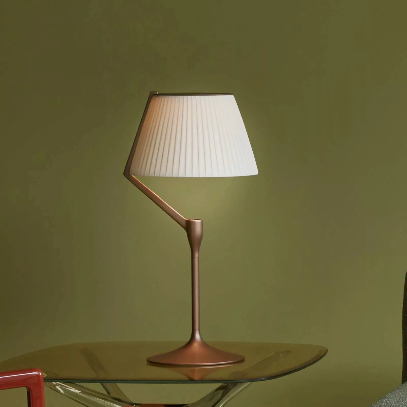 Kartell LED-Tischleuchte Angelo Stone, kupfer, dimmbar günstig online kaufen