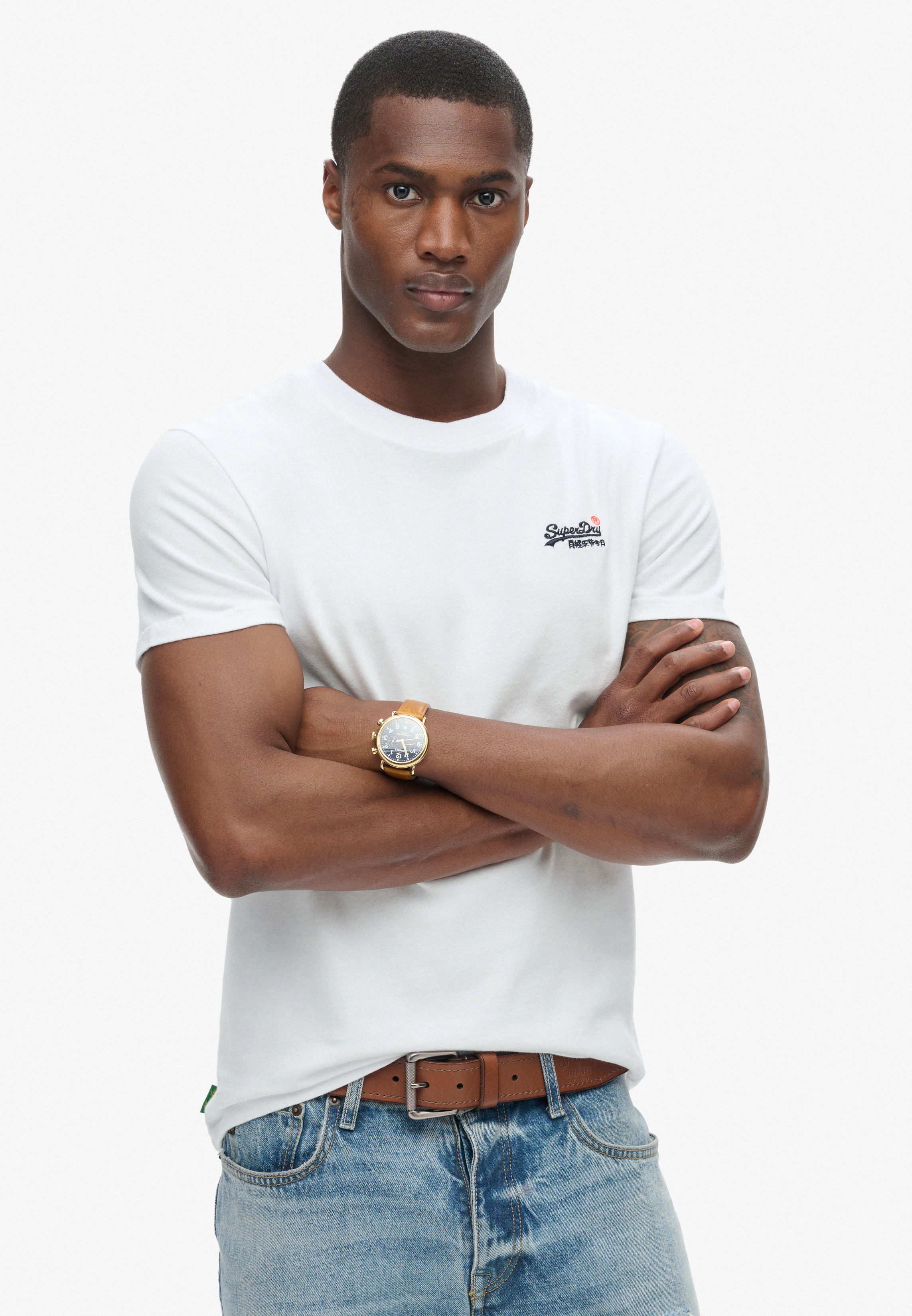 Superdry Rundhalsshirt "ESSENTIAL CONTRAST EMB TEE" günstig online kaufen