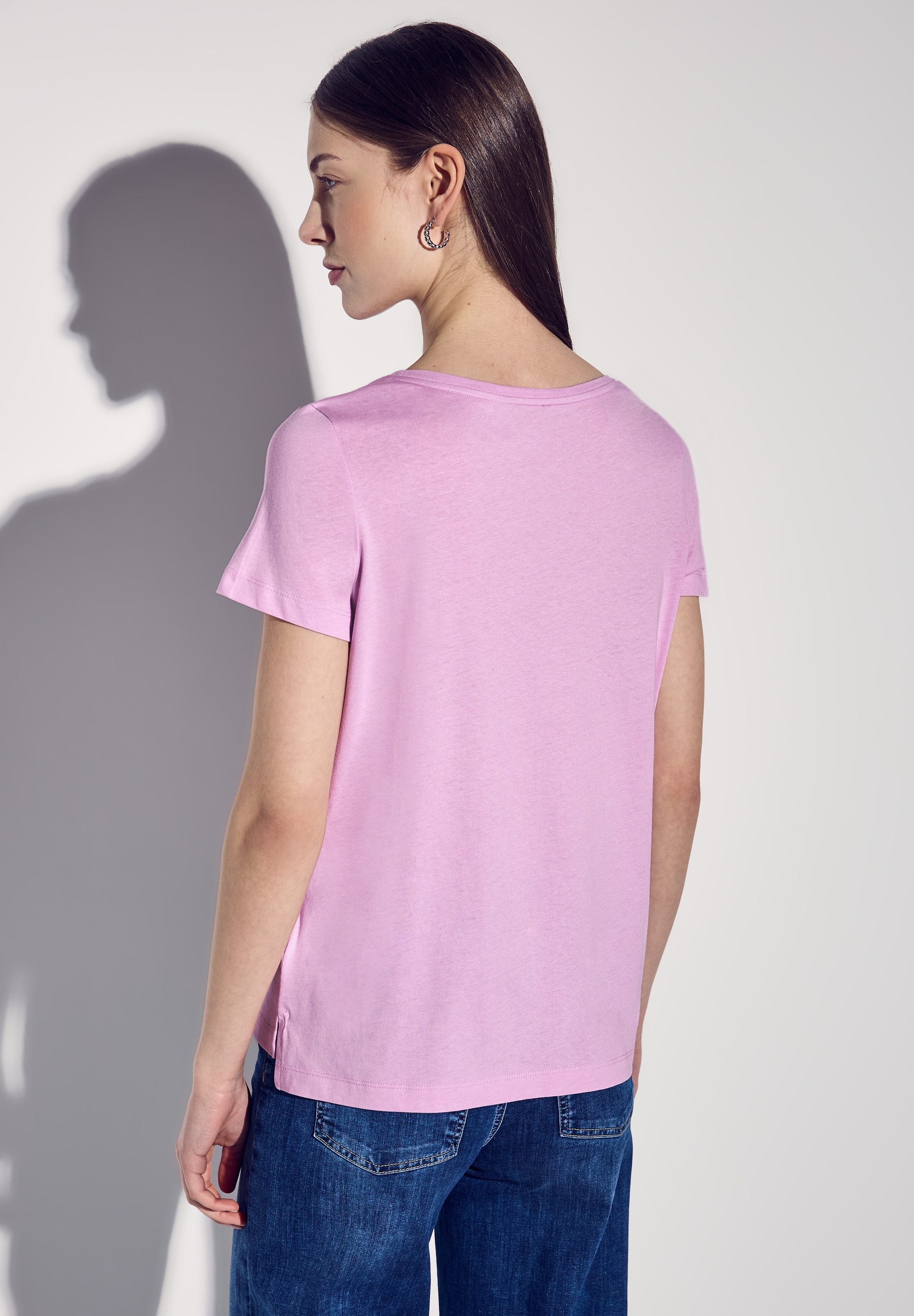 STREET ONE T-Shirt, im soften Baumwoll-Mix günstig online kaufen