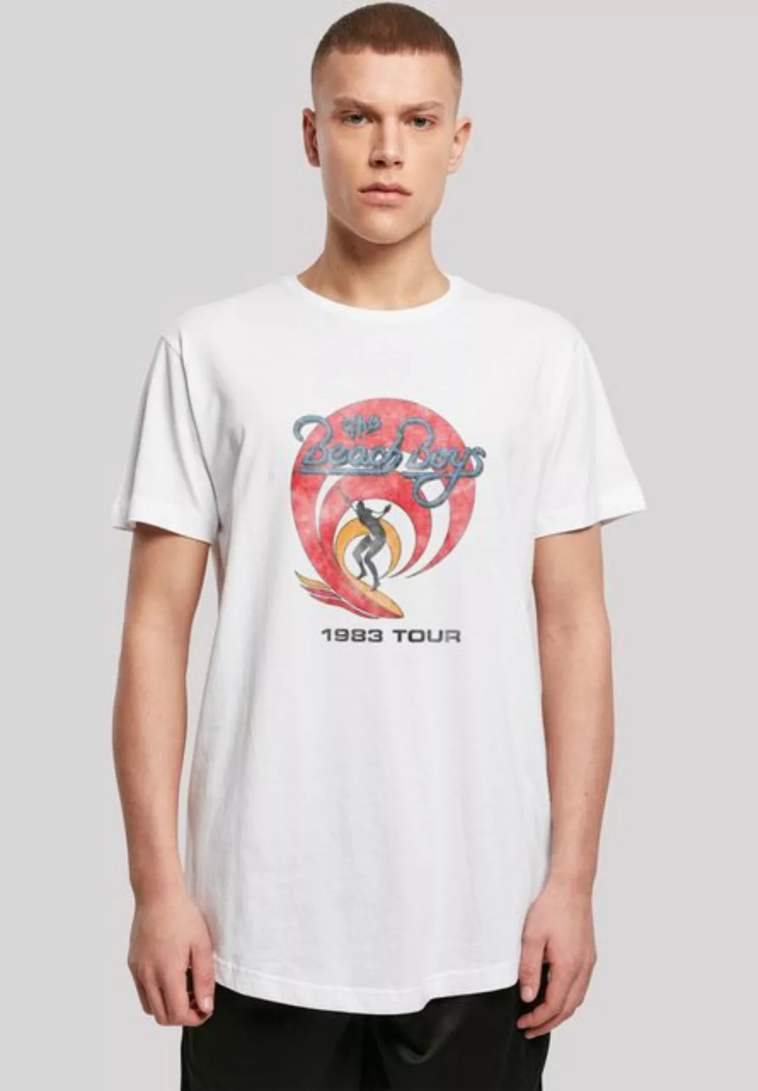 F4NT4STIC T-Shirt The Beach Boys Band Surfer '83 Vintage Print günstig online kaufen