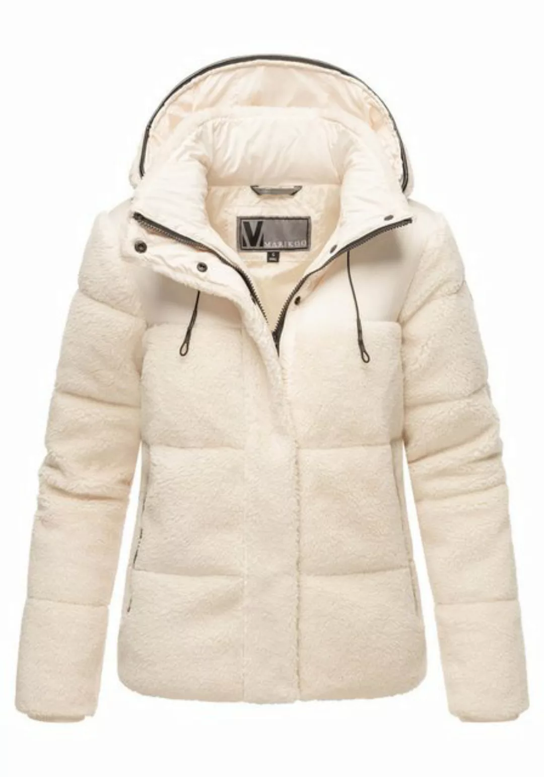 Marikoo Winterjacke Kaguraa warme Teddyfell Sherpa Jacke günstig online kaufen