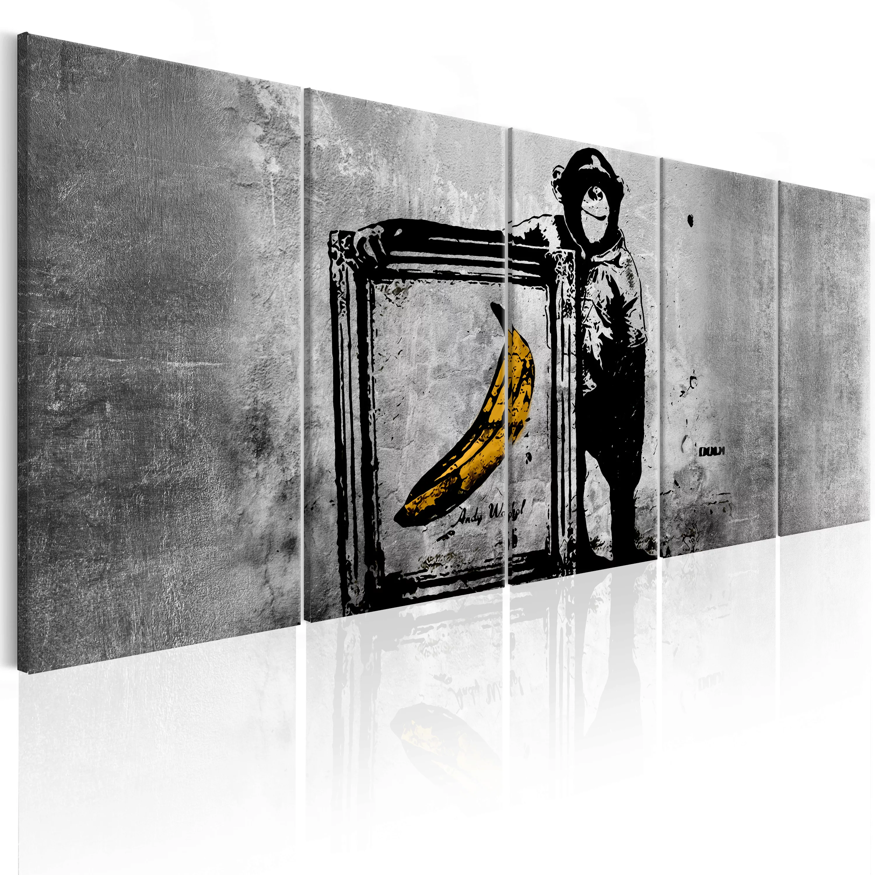 Wandbild - Banksy: Monkey With Frame günstig online kaufen