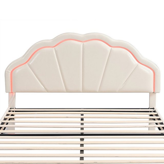 OKWISH Polsterbett Funktionsbett Doppelbett Bett (Gepolsterter Schwebebett günstig online kaufen