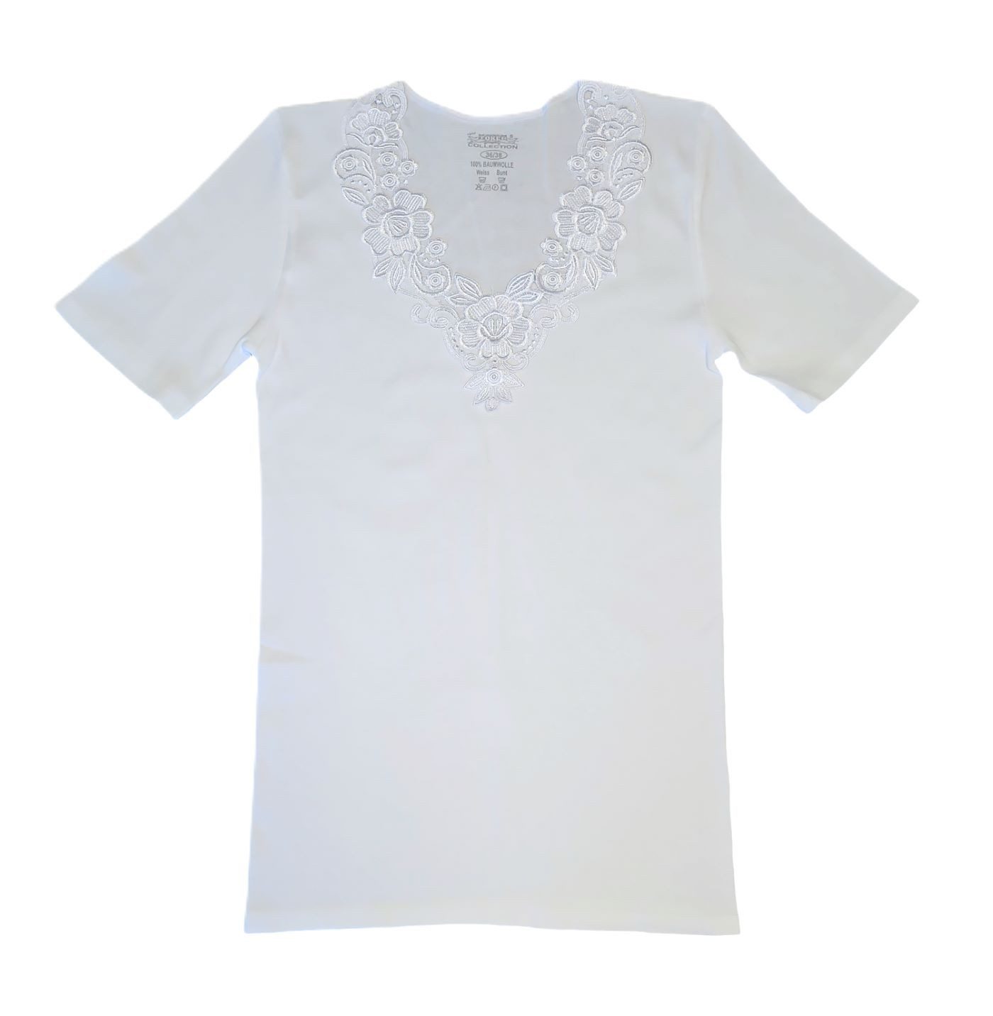 Toker Collection® Unterziehshirt Damenhemd Spencer Halbarm günstig online kaufen