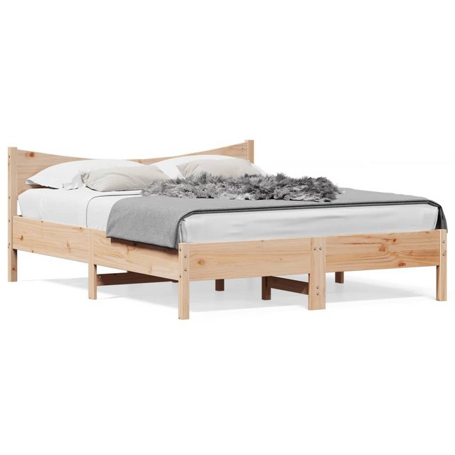 vidaXL Bett Massivholzbett ohne Matratze 160x200 cm Kiefernholz günstig online kaufen