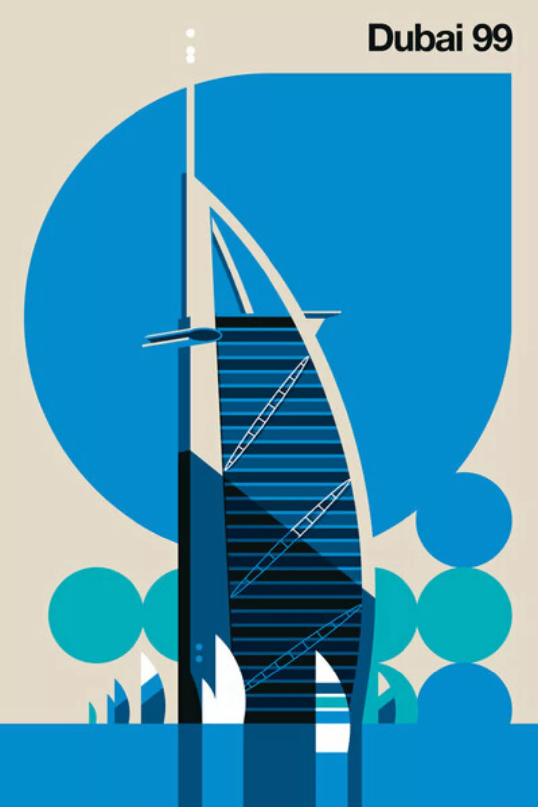 Poster / Leinwandbild - Dubai 99 günstig online kaufen