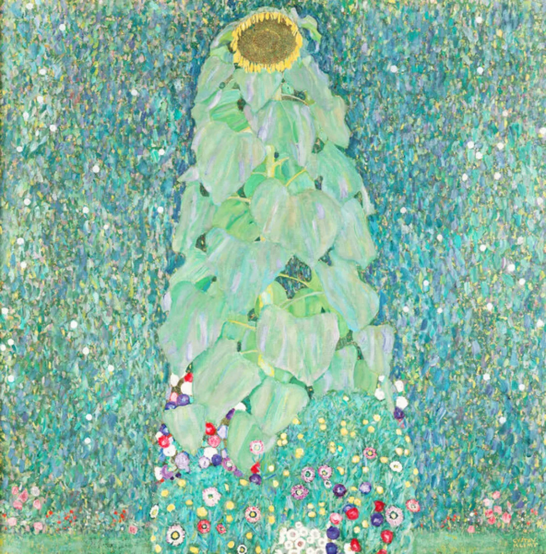 Poster / Leinwandbild - Gustav Klimt: Sonneblume günstig online kaufen