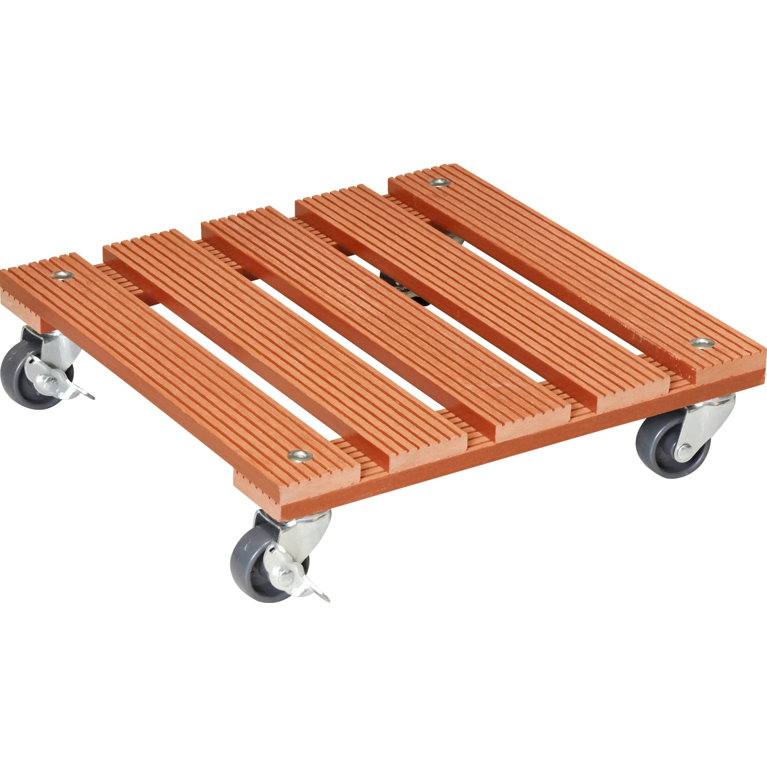 Wagner Multi Pflanzenroller WPC Terracotta eckig 7,2 cm x 29 cm x 29 cm FSC günstig online kaufen