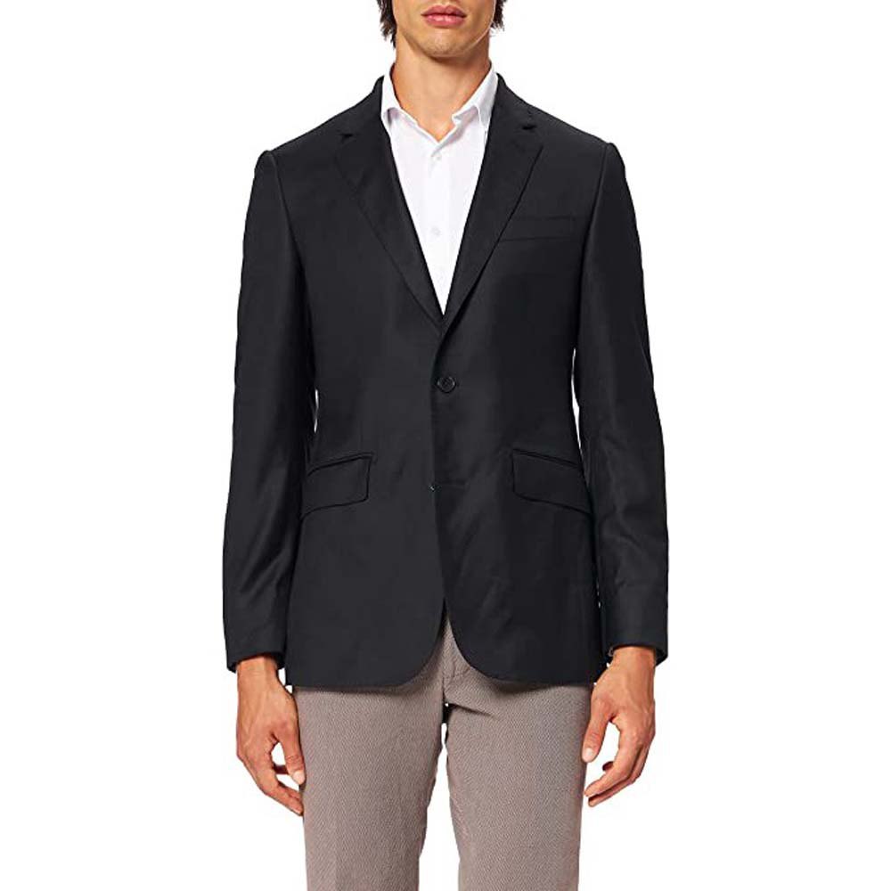 Hackett Silk Wool Window Pane Blazer 40 Black günstig online kaufen