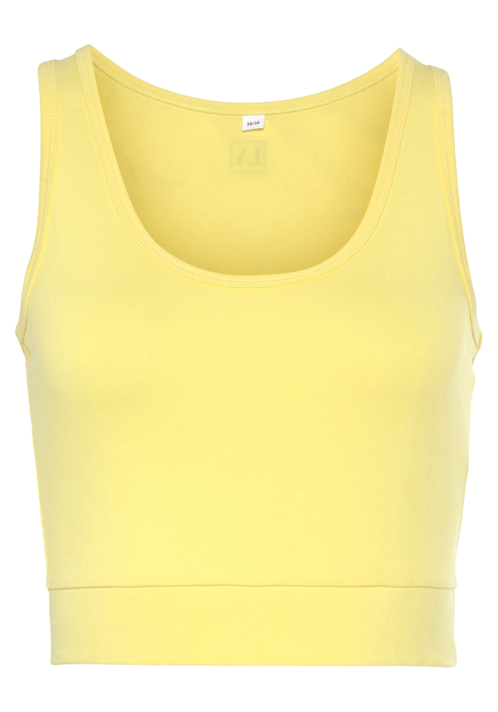 LASCANA ACTIVE Sporttop "-Basic-Crop-Top", mit breiten Trägern günstig online kaufen