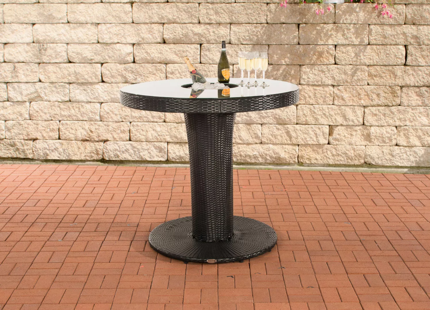 Gartenbar Tisch Mari XL-schwarz_flach günstig online kaufen