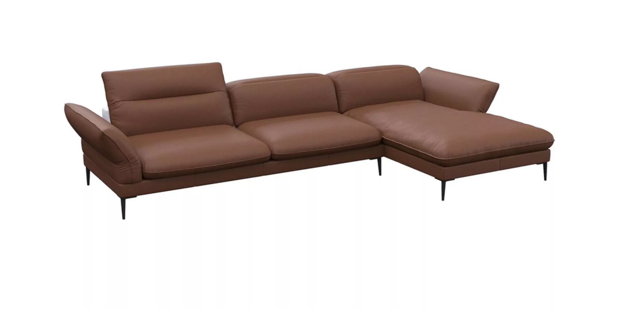 FLEXLUX Ecksofa "Salino, Funktionssofa mit Recamiere, Relaxsofa, Ecksofa", günstig online kaufen